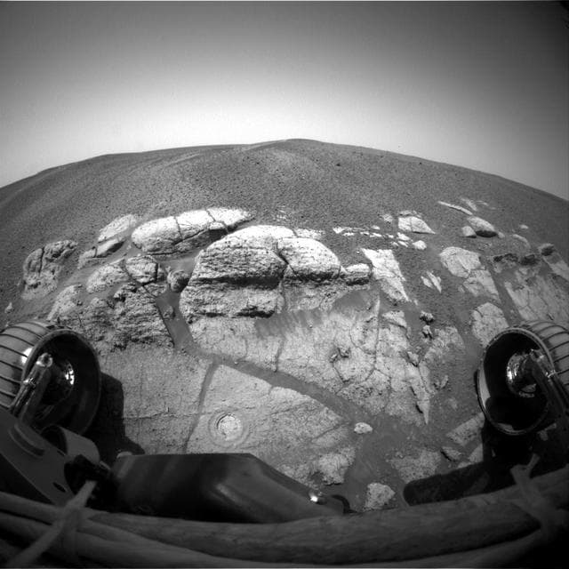 NASA image: Circular Signs of the Rock Abrasion Tool