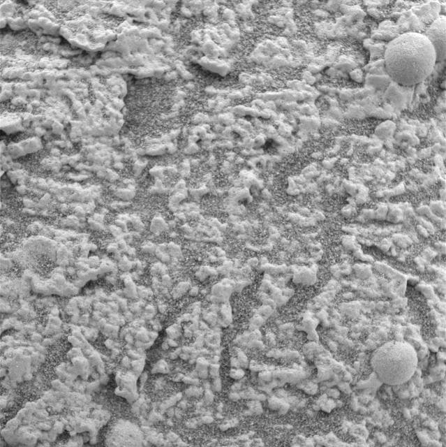NASA image: Larger Grains Suggest Presence of Fluid