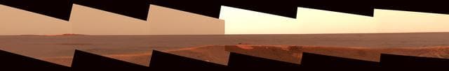 NASA image: Opportunity Heatshield on the Horizon