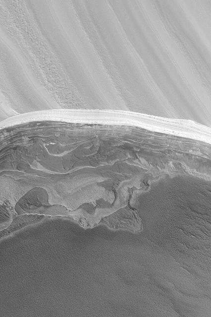NASA image: North Polar Scarp