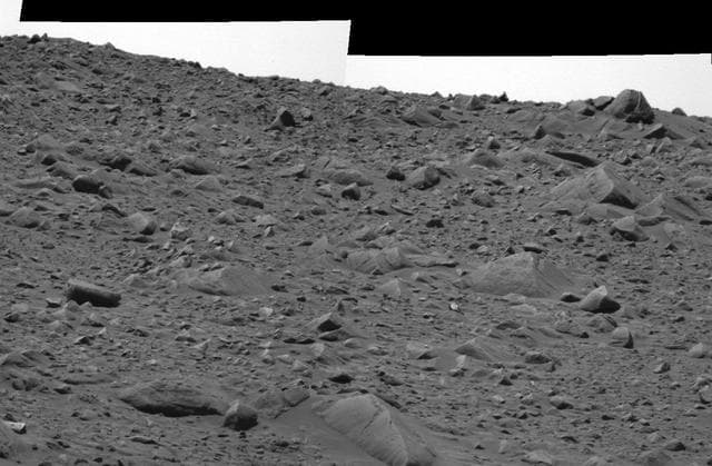 NASA image: The Rocky Road to the Crater Rim