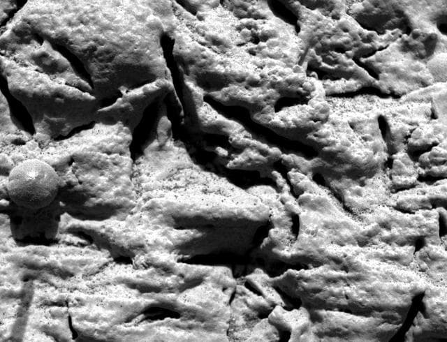 NASA image: Blueberry Layers Indicate Watery Origins