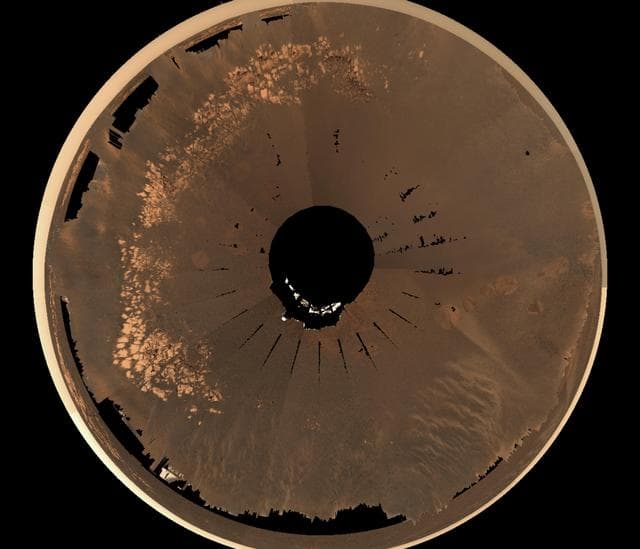 NASA image: Eagle Crater Traverse Area