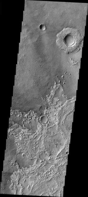 NASA image: Exhumed Crater
