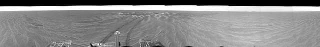 NASA image: Looking Back at Eagle CraterRight-eye
