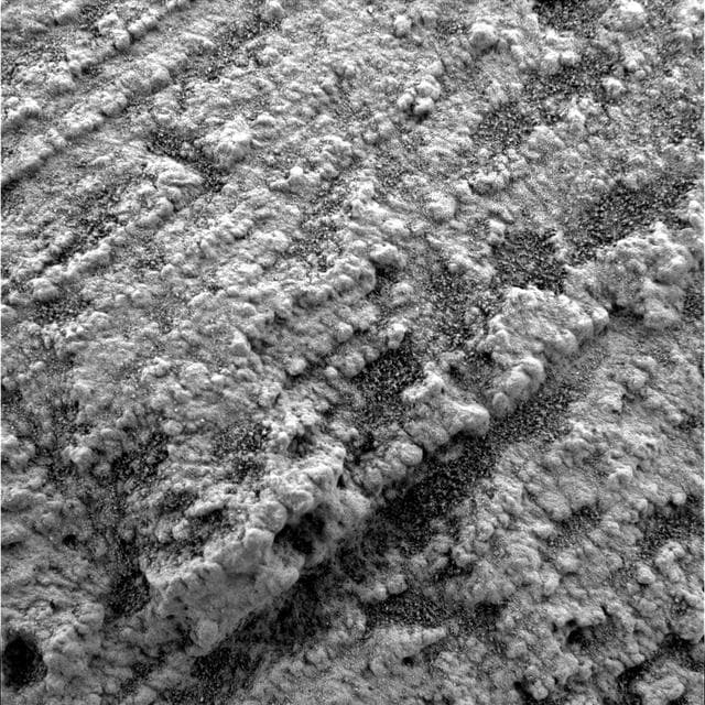 NASA image: Grain Size Variability in Rock Layers