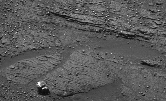 NASA image: Signs of Soft-Sediment Deformation at Slickrock