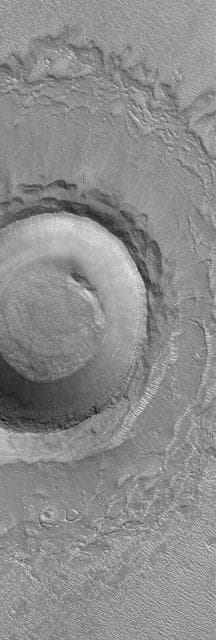 NASA image: Crater in Elysium Planitia