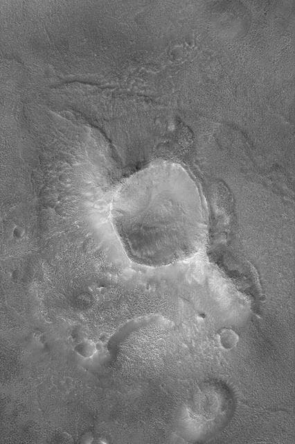 NASA image: Crater in Cydonia