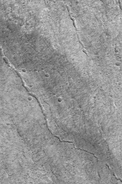 NASA image: Lava Tubes of Olympus