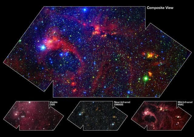 NASA image: Star Formation in the DR21 Region A