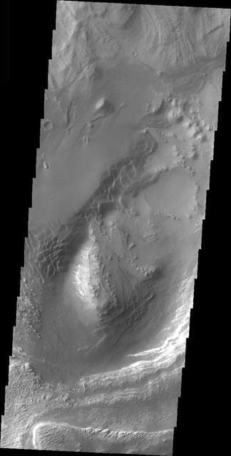 NASA image: Dunes in Ganges Chasma