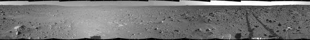 NASA image: Spirit View on Sol 93 cylindrical