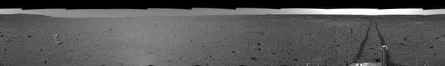 NASA image: Spirit View on Sol 100 right eye