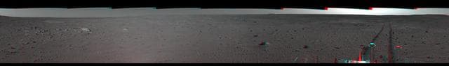 NASA image: Spirit View on Sol 101 3-D