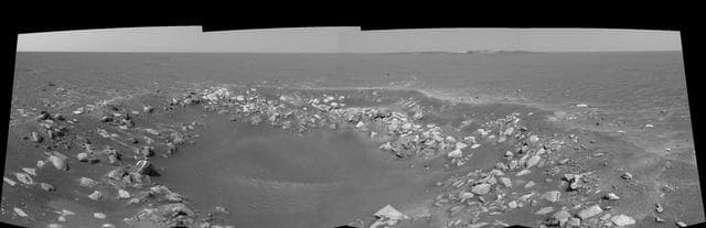 NASA image: One View, Two Craters left eye