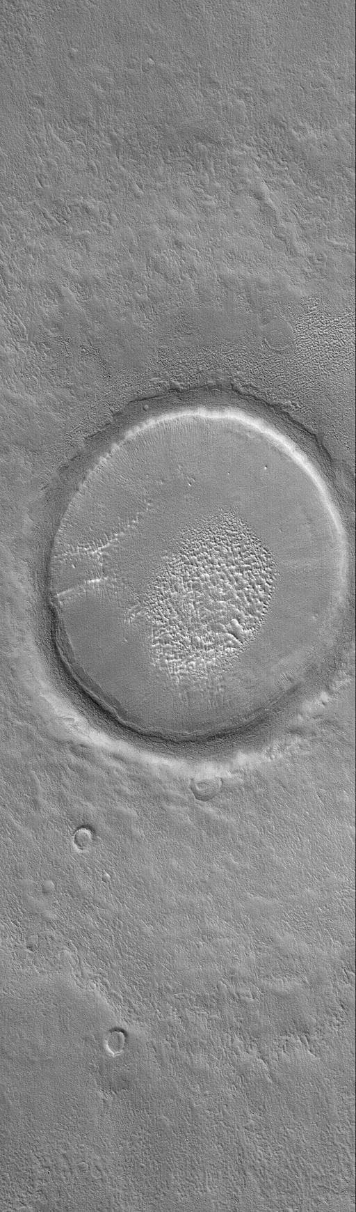 NASA image: North Mid-latitude Crater