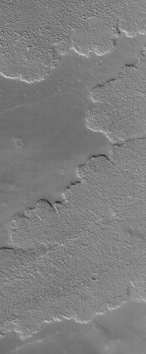 NASA image: Lava Flows in Tharsis