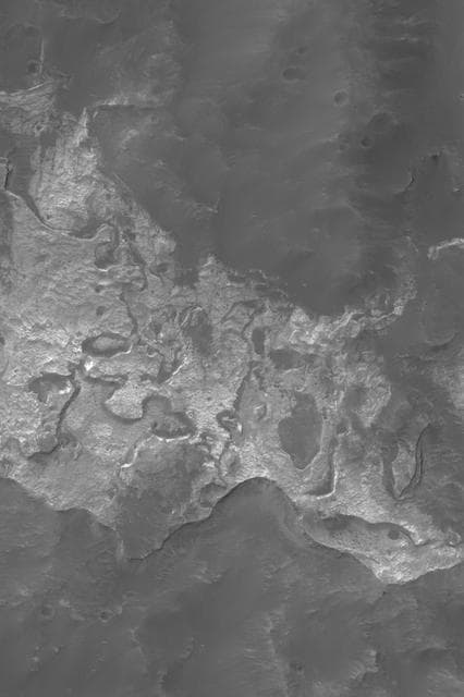 NASA image: Columbus Wall Outcrop