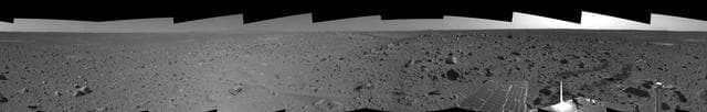 NASA image: Spirit View on Sol 107 left eye