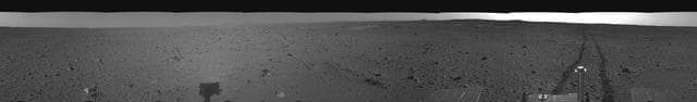 NASA image: Spirit View on Sol 110 right eye