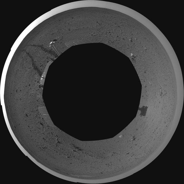 NASA image: Spirit View on Sol 110 polar
