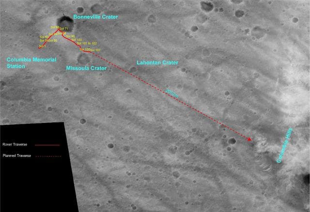 NASA image: Spirit Travels
