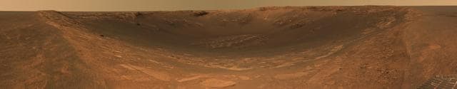 NASA image: A Crater of Clues to Mars Buried Past