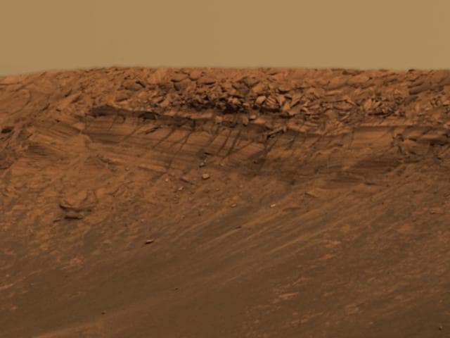 NASA image: Burns Cliff Beckons