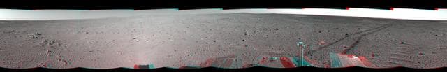 NASA image: Spirit Keeps on Trekking 3-D