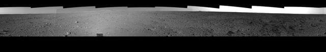 NASA image: Spirit View on Sol 124 left eye