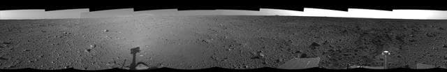 NASA image: Spirit View on Sol 124 right eye