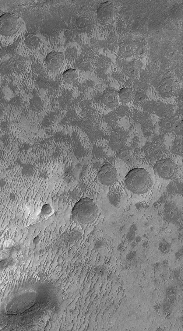 NASA image: Exhuming Craters