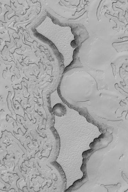 NASA image: Carbon Dioxide Mesas