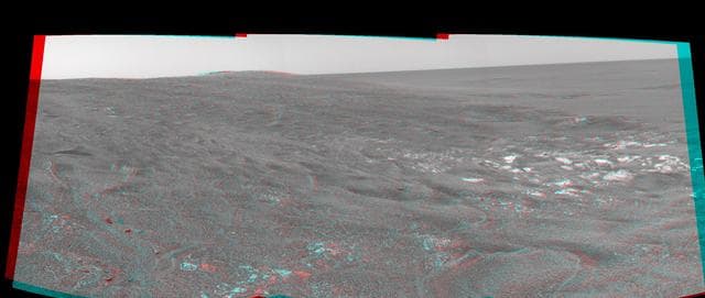 NASA image: Opportunity View on Sol 109 3-D