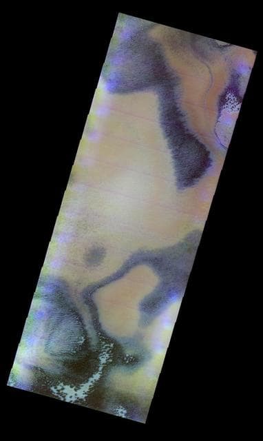 NASA image: Polar Cap Colors