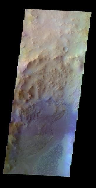 NASA image: Nili Fossae Crater