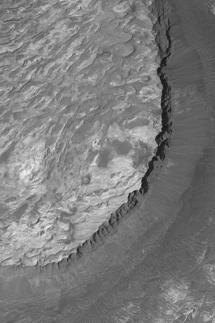 NASA image: Ganges Sedimentary Rocks
