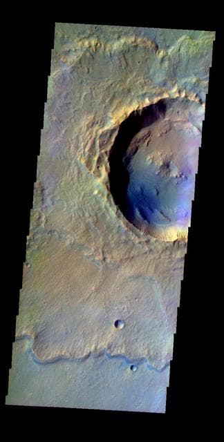 NASA image: Rampart Crater