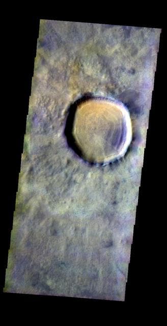 NASA image: Acidalia Planitia Crater