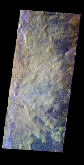 NASA image: Rampart Crater Ejecta