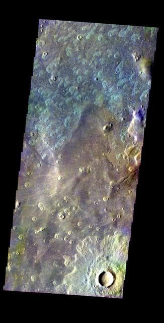 NASA image: Acidalia Planitia Crater