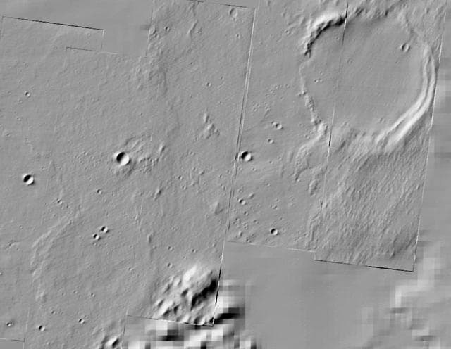 NASA image: A Buried Crater?