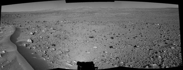 NASA image: Lahontan Crater Looms
