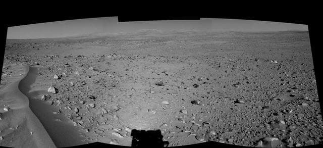 NASA image: Lahontan Crater Looms left eye
