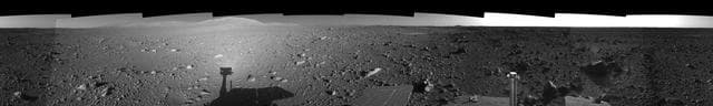 NASA image: Spirit View on Sol 147 Right Eye