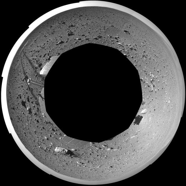 NASA image: Spirit View on Sol 148 Polar