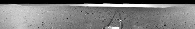NASA image: Spirit Tracks on Mars, Sol 151 Right Eye