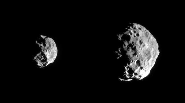 NASA image: Battered Moon