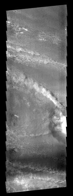 NASA image: Crater Clouds